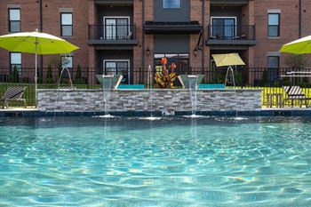 Resort-style heated salt water pool